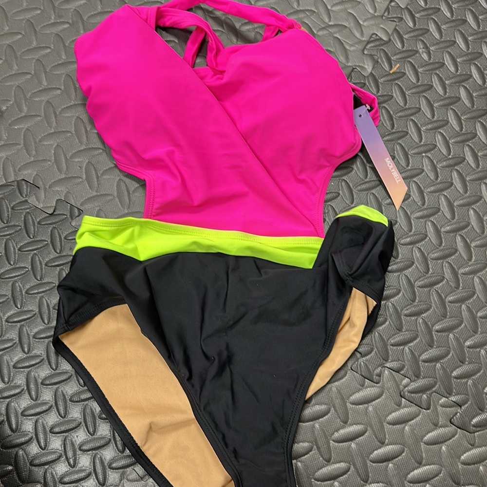 NWT - MOLYBELL - One Piece Swimsuit for Women High Waisted Swimsuit - Picture 7 of 7